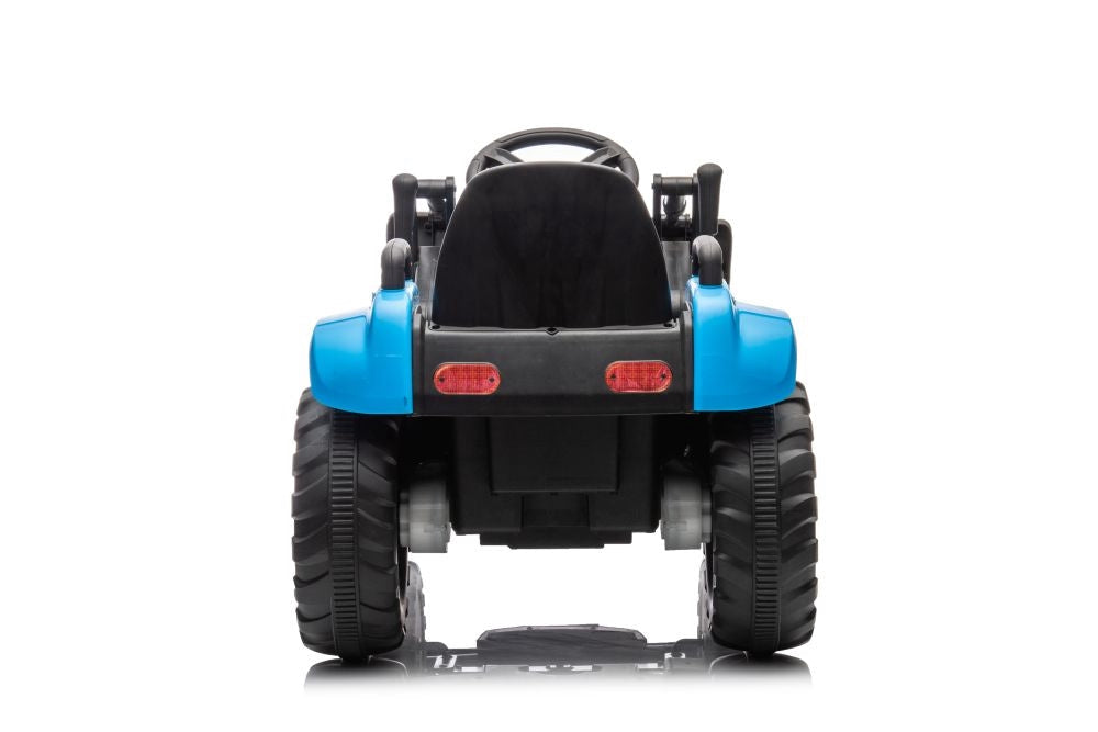 Akumulatortraktor för barn med skopa, blå BW-X002A