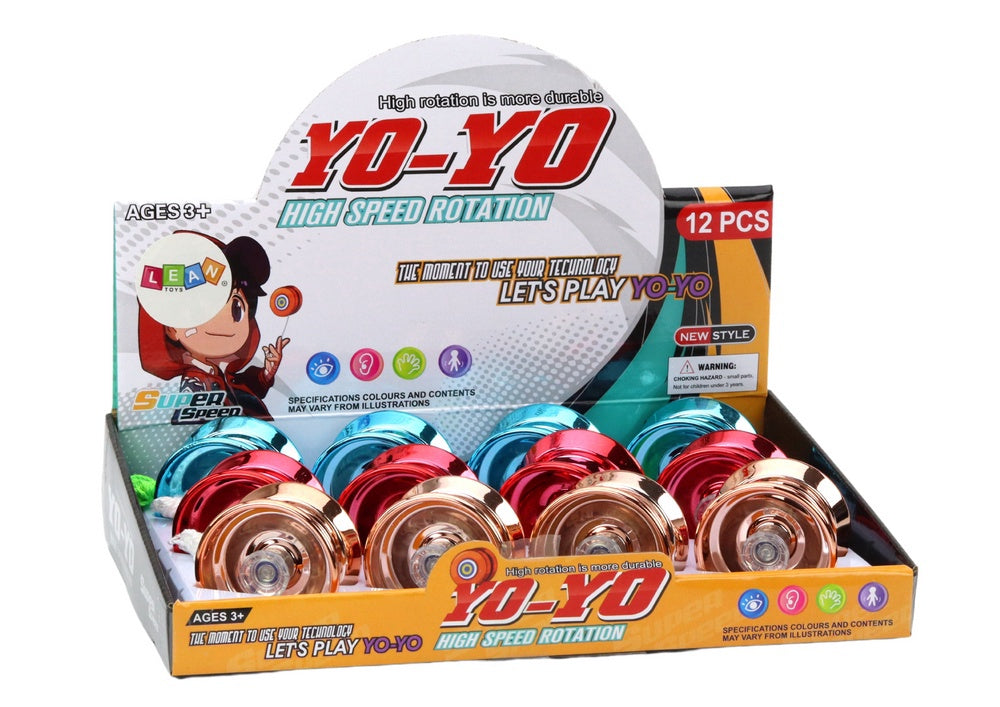 Aluminium-yoyo 5,5 cm med lager