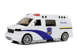 Ambulans leksaksbil 16 cm med ljus och ljud, dragfunktion, 2xAA