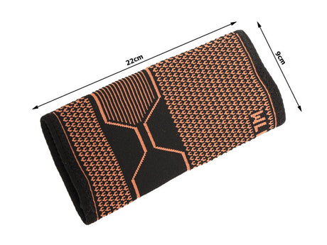 Ankelstöd elastisk kompression 22–24 cm svart/orange