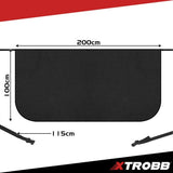 Anti-frost vindrutematta 200x100 cm för buss/SUV/skåpbil, 2 band