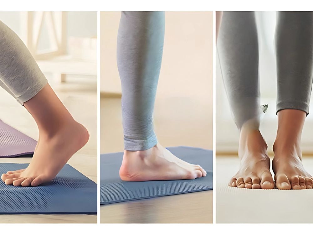 Antiglidstrumpor yoga bomull stl 36-40 1 par mörkgrå/rosa