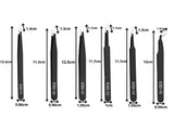 Antistatiskt pincettset 6 st precisionspincetter för elektronik/SMD, svart