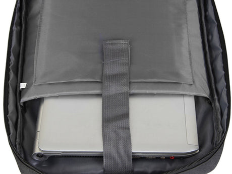 Antitjuv-ryggsäck för laptop med kombinationslås USB-port svart 15 L