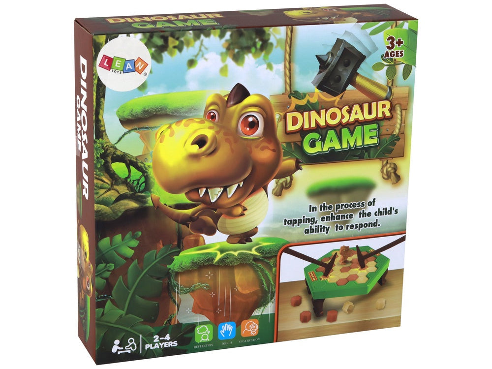 Arkadspelet Dinosaur in Trouble med hammare, 2-4 spelare, 3+ år