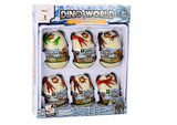 Arkeologiset isägg med dinosaurier 6-pack plastägg 16 cm 3+ år