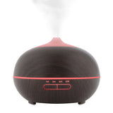 Aromadiffuser luftfuktare 400 ml med joniserare LED brun