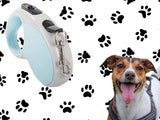 Automatiskt hundkoppel 5 m för hund upp till 15 kg blå