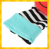 Babyrasselset 4 delar handband och strumpor med rassel 0+