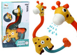 Badleksak badsprinkler giraff med sugkoppar 360° roterbar, 18+ mån
