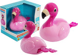 Badleksak flamingo rosa flytande för barn