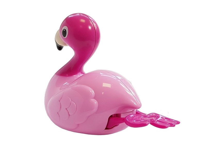 Badleksak flamingo rosa flytande för barn