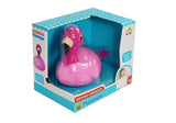 Badleksak flamingo rosa flytande för barn