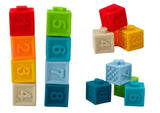 Badleksak gummiblock set 20 delar 5 cm, från 6 månader CE EN71