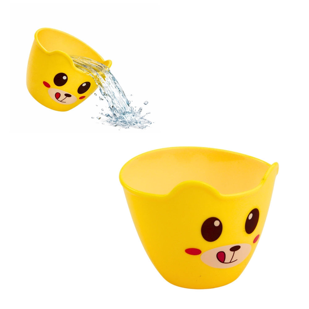 Badleksak vattenlek apa med kopp, sugkoppar, plast 21 cm