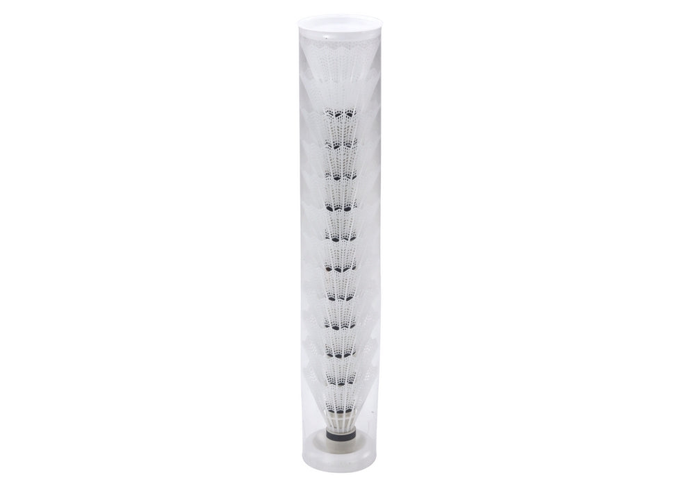 Badmintonbollar shuttlecocks 12-pack standard, hållbara