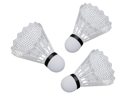 Badmintonbollar shuttlecocks 12-pack standard, hållbara