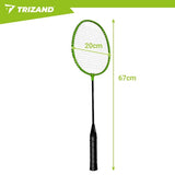 Badmintonset 8 delar med 4 racketar, 3 fjädrar och väska