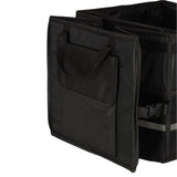 Bagageorganisatör bil 50L 60x35x30 cm med lock reflexband svart