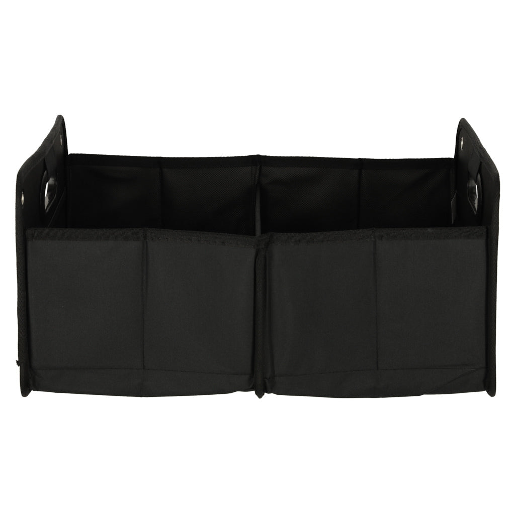 Bagagerumsorganiserare bil 2 fack + nätficka svart 47x44 cm