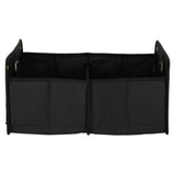 Bagagerumsorganiserare bil 2 fack + nätficka svart 47x44 cm