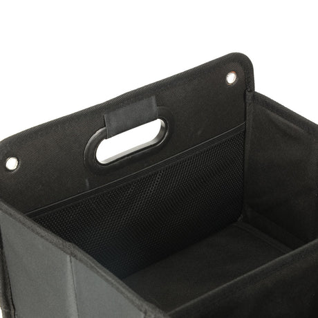 Bagagerumsorganiserare bil 2 fack + nätficka svart 47x44 cm