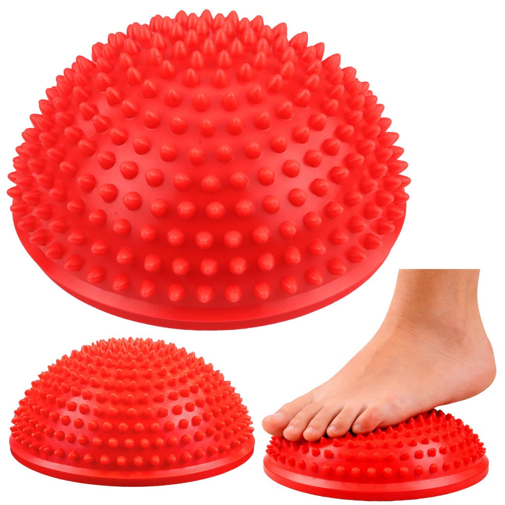 Balansboll hemisfär 16 cm med massageknoppar för rehab och sensorisk träning