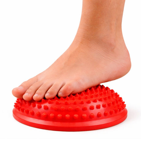 Balansboll hemisfär 16 cm med massageknoppar för rehab och sensorisk träning