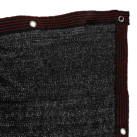 Balkongskydd insynsskydd i PVC-nät svart 105x700 cm med buntband