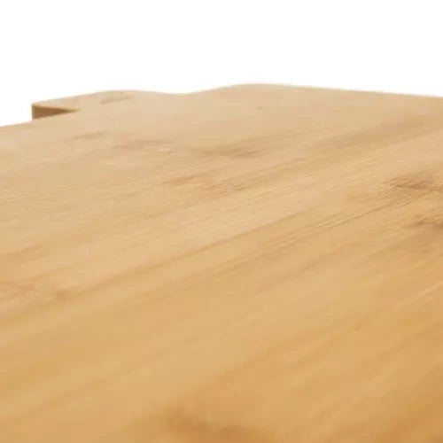 Bambuskärbrädor 4-pack med stativ 28x20 cm