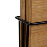 Bambuskärbrädor 4-pack med stativ 28x20 cm