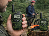 Baofeng BF-T6 walkie talkie set 2-pack 2 km grön kamouflage