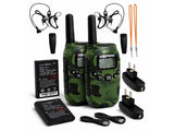 Baofeng BF-T6 walkie talkie set 2-pack 2 km grön kamouflage