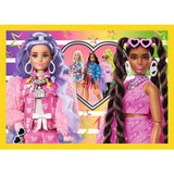 Barbie 4-i-1 barnpussel 35-70 bitar 4 motiv 285x205 mm från 4 år