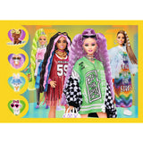 Barbie 4-i-1 barnpussel 35-70 bitar 4 motiv 285x205 mm från 4 år