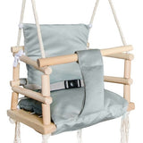 Barngunga inomhus/utomhus från 12 mån, grå, max 25 kg 34x34x26