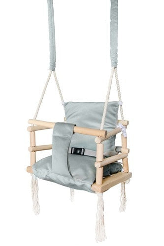 Barngunga inomhus/utomhus från 12 mån, grå, max 25 kg 34x34x26