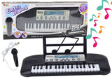 Barnkeyboard 37 tangenter med mikrofon och stativ, 4 ljud, 3+ år