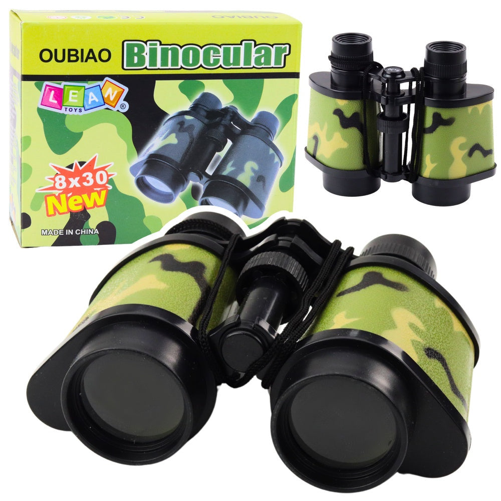 Barnkikare 8x30 med avståndsjustering och snodd, kamouflage
