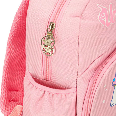 Barnryggsäck enhörning pastellrosa 7,5 L för förskola från 3 år