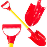 Barnspade i plast 65 cm, 1-pack (röd/grön/rosa/orange)