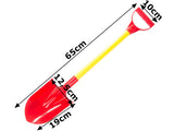 Barnspade i plast 65 cm, 1-pack (röd/grön/rosa/orange)