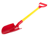 Barnspade i plast 65 cm, 1-pack (röd/grön/rosa/orange)