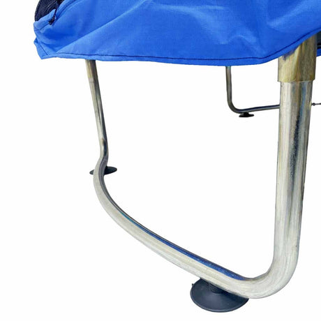 Barntrampolin 155 cm med säkerhetsnät, basketkorg & hängmatta 6+