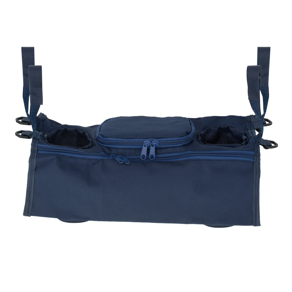 Barnvagnsorganizer väska marinblå 36x12x13 cm med flaskhållare