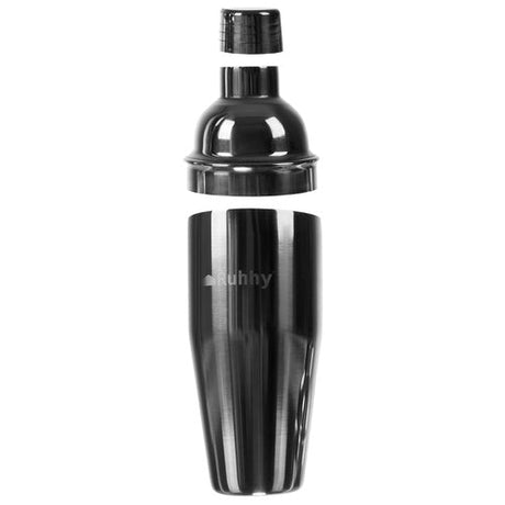 Bartenderset 6 delar i rostfritt stål, shaker 700 ml med sil