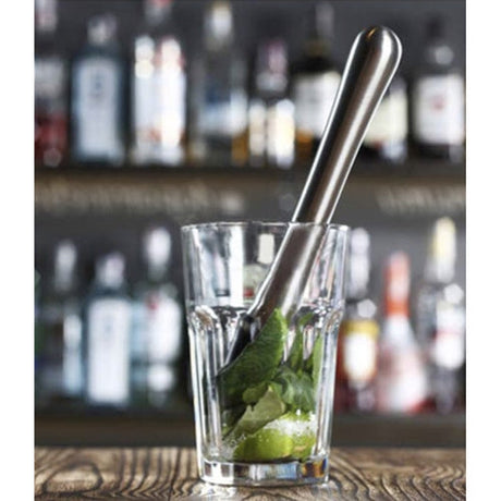 Bartenderset 6 delar i rostfritt stål, shaker 700 ml med sil