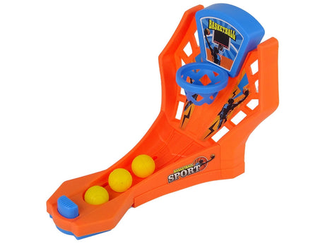 Basketbollskjutspel med launcher och 3 bollar, från 4 år