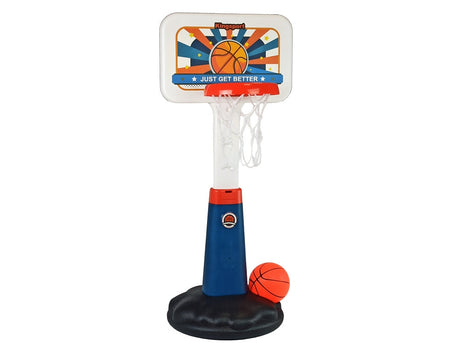 Basketkorgset för barn 88-120 cm med boll för inom- och utomhus