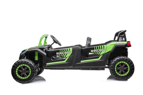 Batteribil 4x4 24V grön terrängbuggy A033